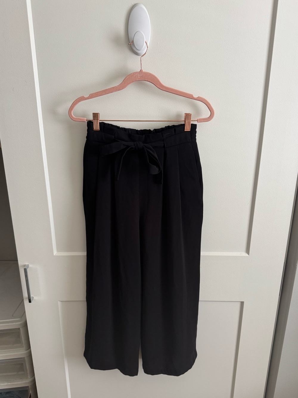 Zara Cropped Wide-Leg Pants